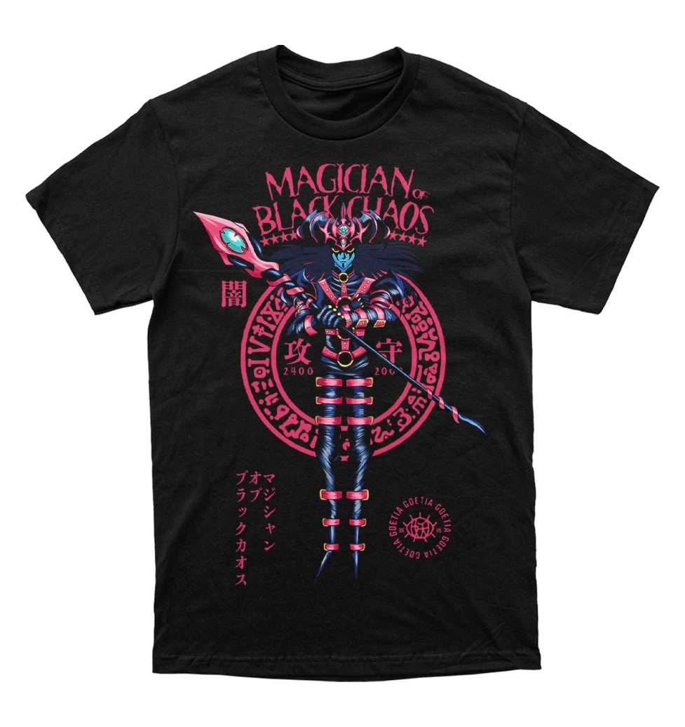 Polera YU-GI-OH! - Mago del Caos Negro