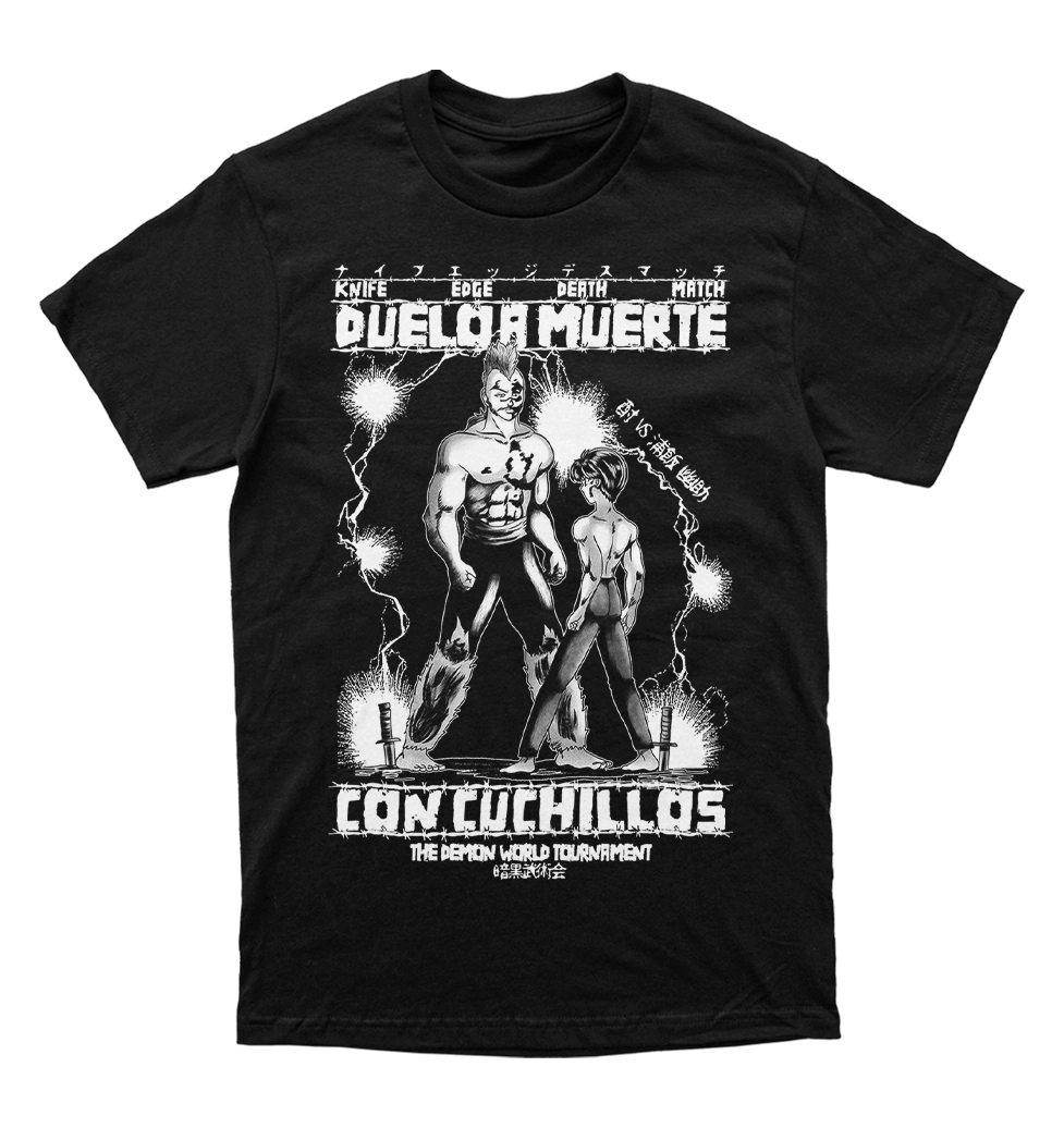 Polera Yu Yu Hakusho - Duelo a Muerte con cuchillos