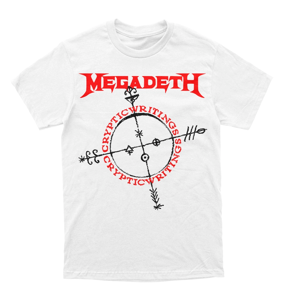 Polera Megadeth - Cryptic Writings