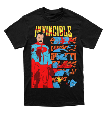 Polera Invincible - Omniman vs Guardians of the Globe