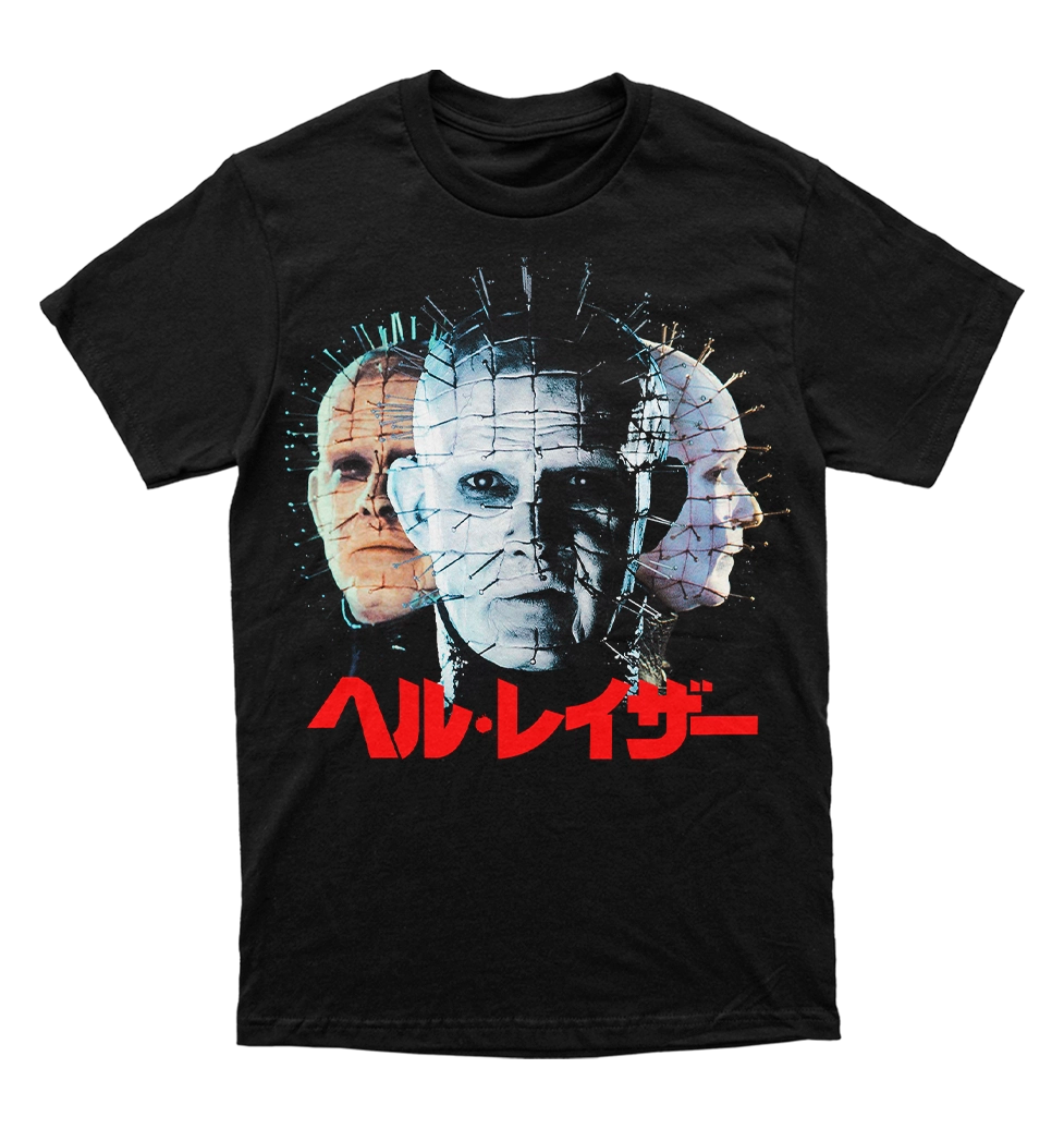 Polera Hellraiser - Three Faces Poster