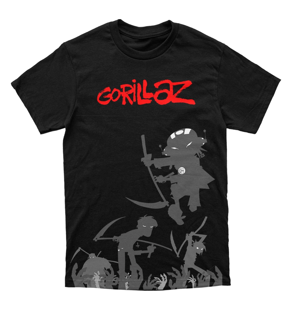 Polera Gorillaz - Clint Eastwood - Celebrity Take Down