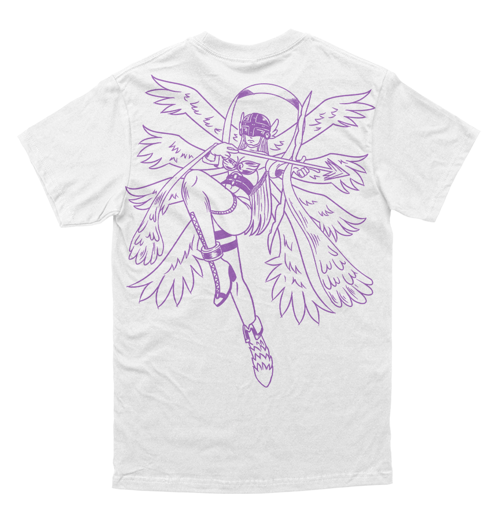 Polera Digimon - Gatomon/Angewomon