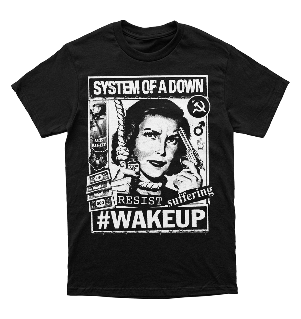 Polera System of a Down - Resist suffering