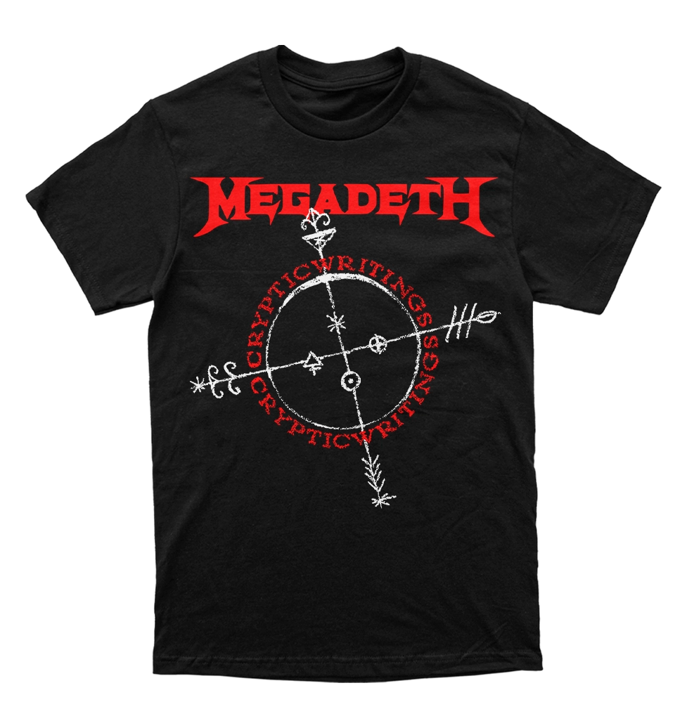 Polera Megadeth - Cryptic Writings