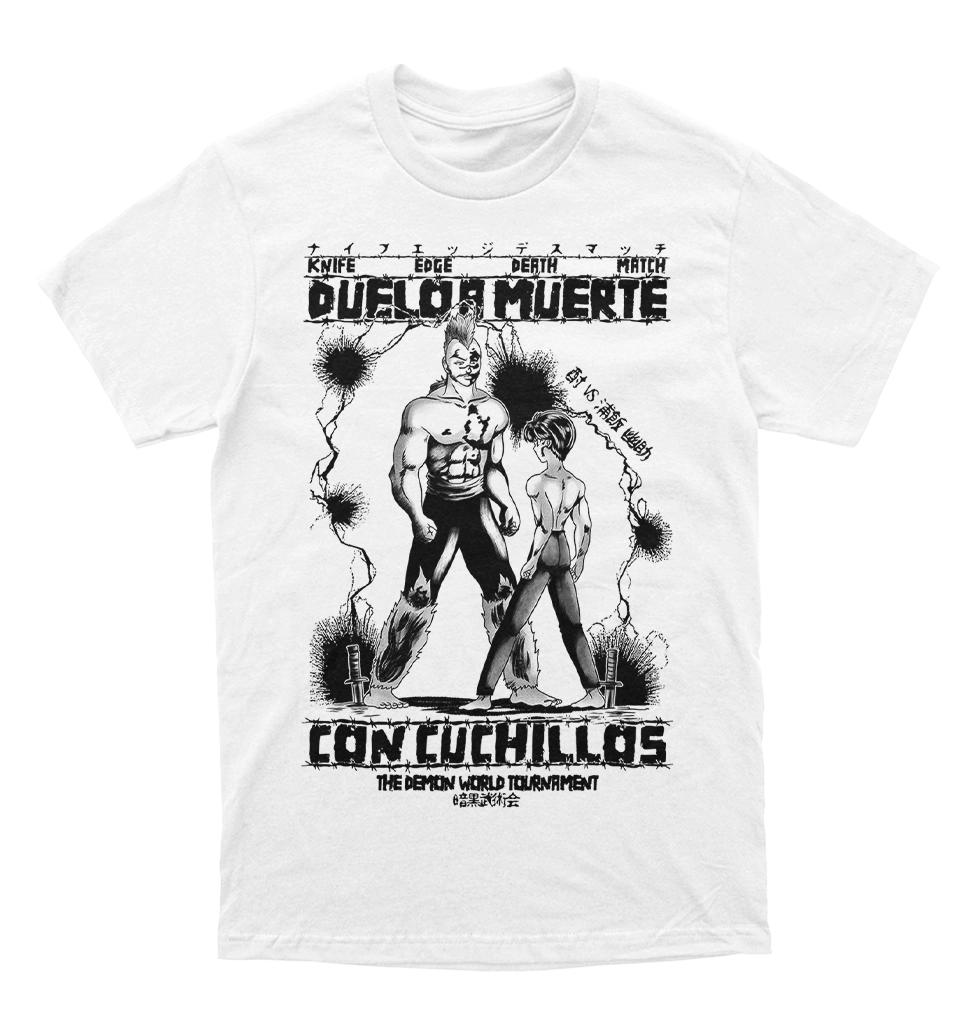 Polera Yu Yu Hakusho - Duelo a Muerte con cuchillos