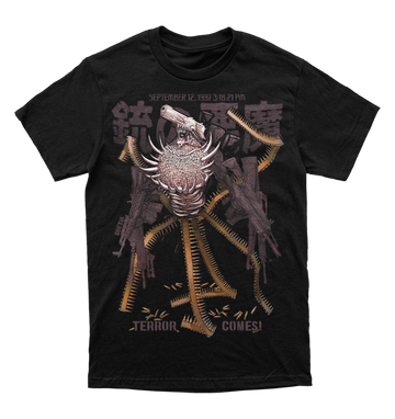 Polera Chainsaw Man - Demonio Pistola