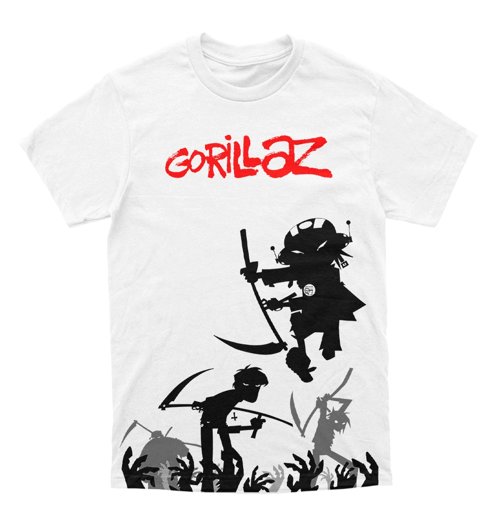 Polera Gorillaz - Clint Eastwood - Celebrity Take Down