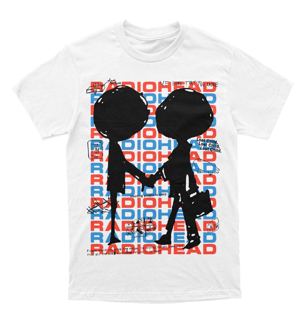 Polera RadioHead (Meeting people is easy)