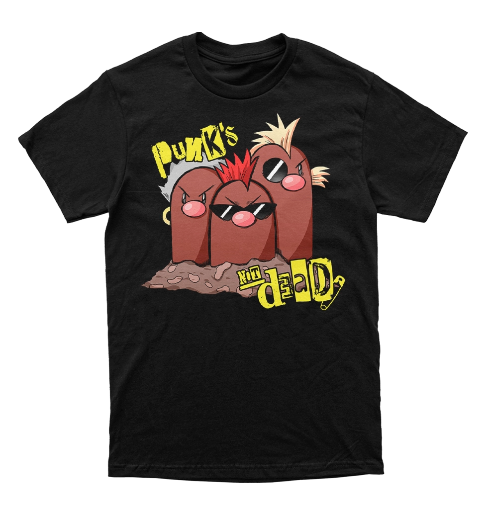 Polera Pokemon - Dugtrio - Punks not dead