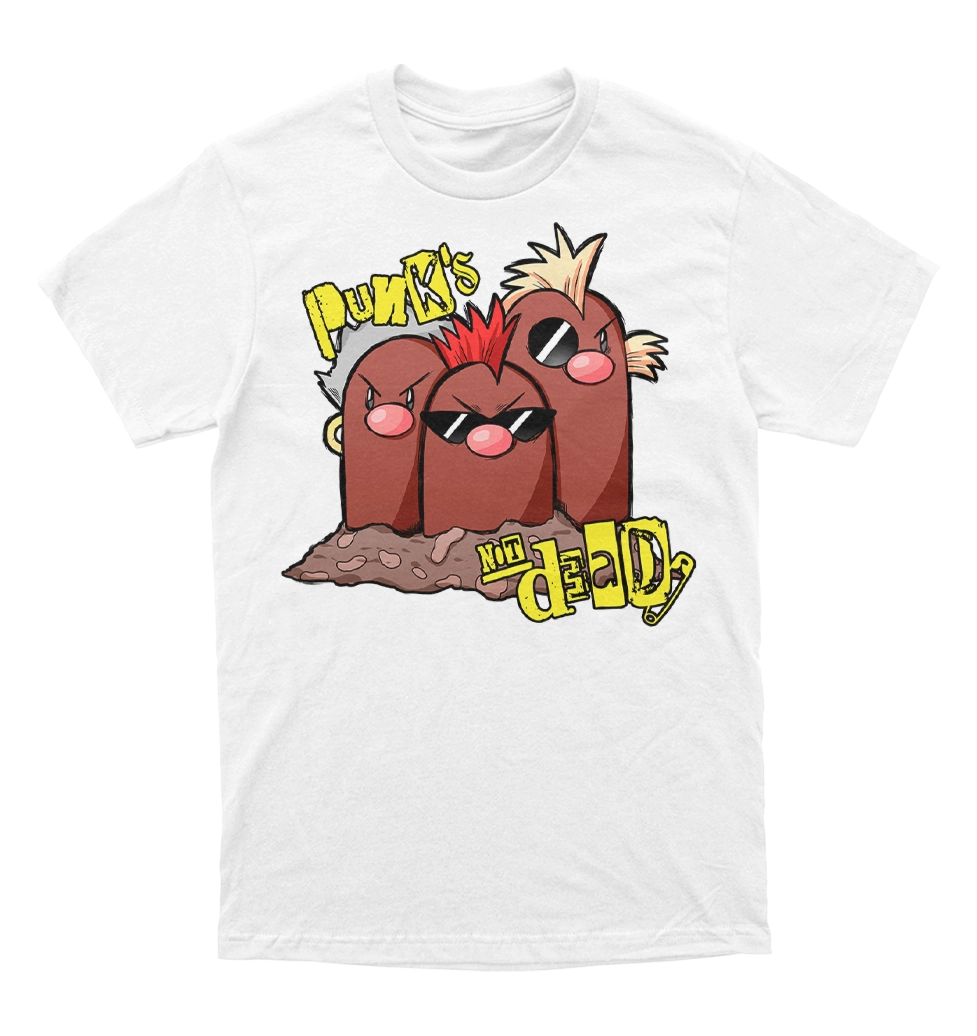 Polera Pokemon - Dugtrio - Punks not dead