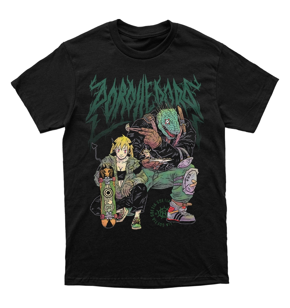 Polera Dorohedoro - Kaiman y Nikaido