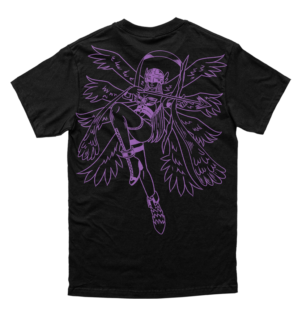 Polera Digimon - Gatomon/Angewomon