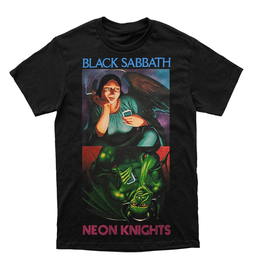 Polera Black Sabbath – Neon Knights