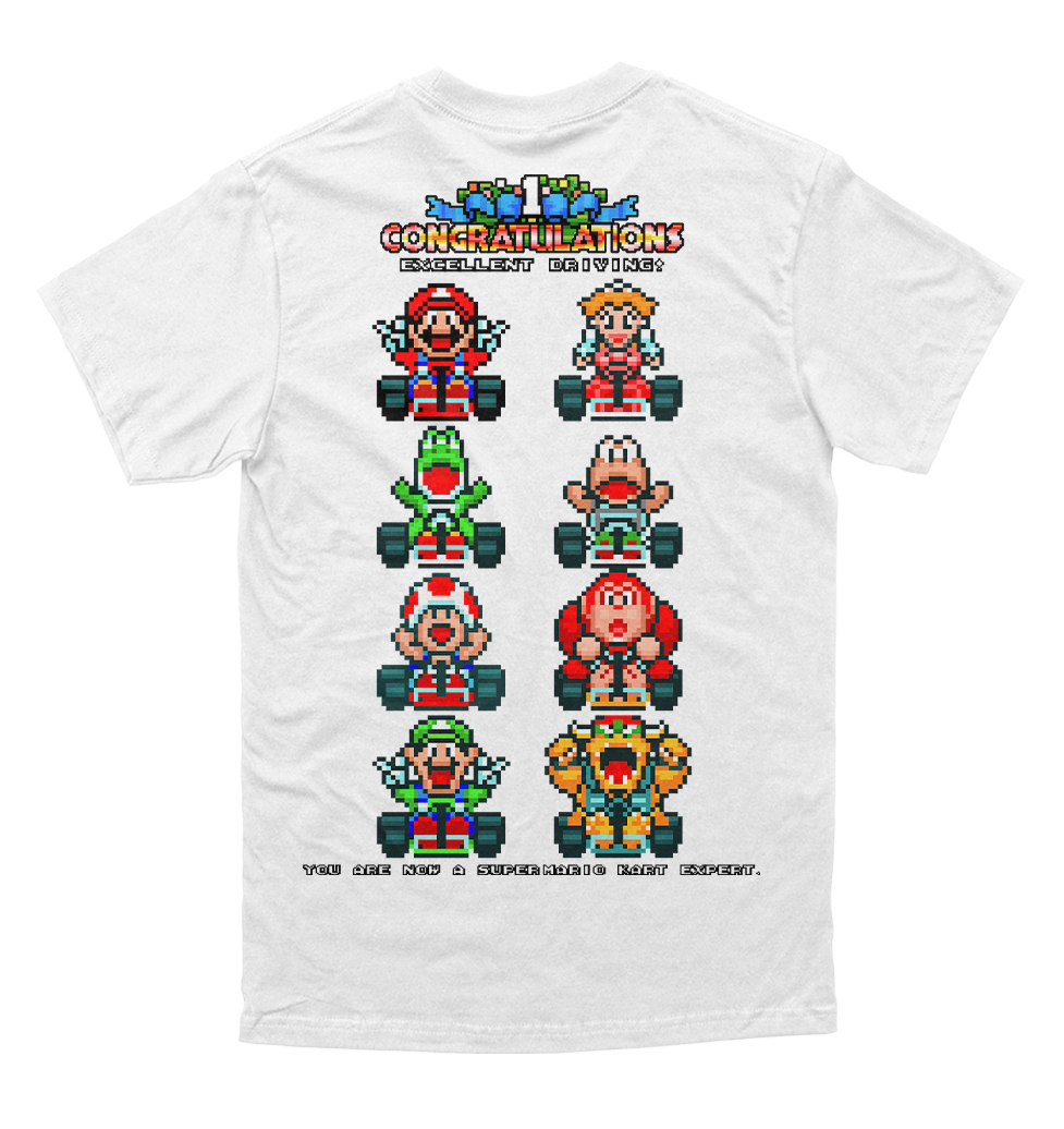 Polera Super Mario Bros - Super Mario Kart - Character Select
