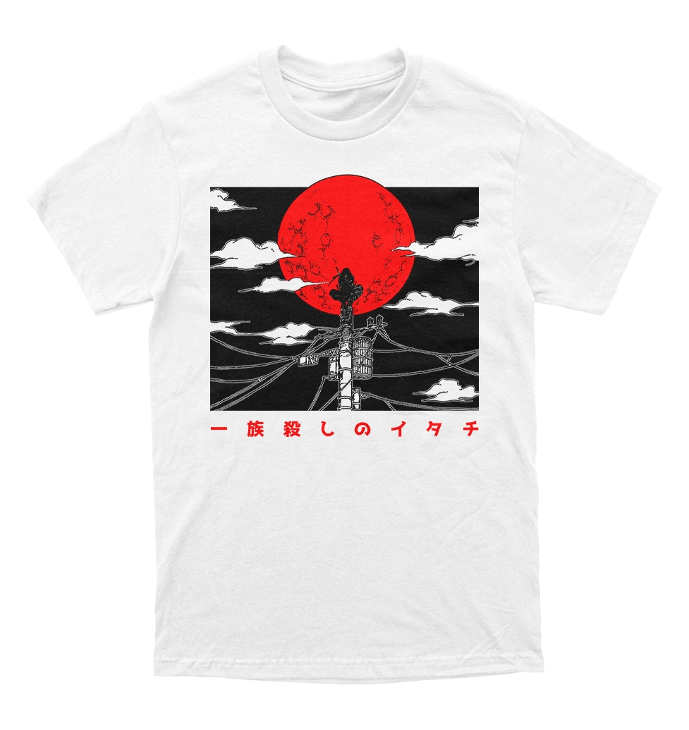 Polera Naruto - Itachi Uchiha - Blood Moon