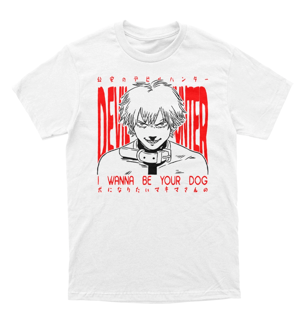 Polera Chainsaw Man - Denji  - i wanna be your dog