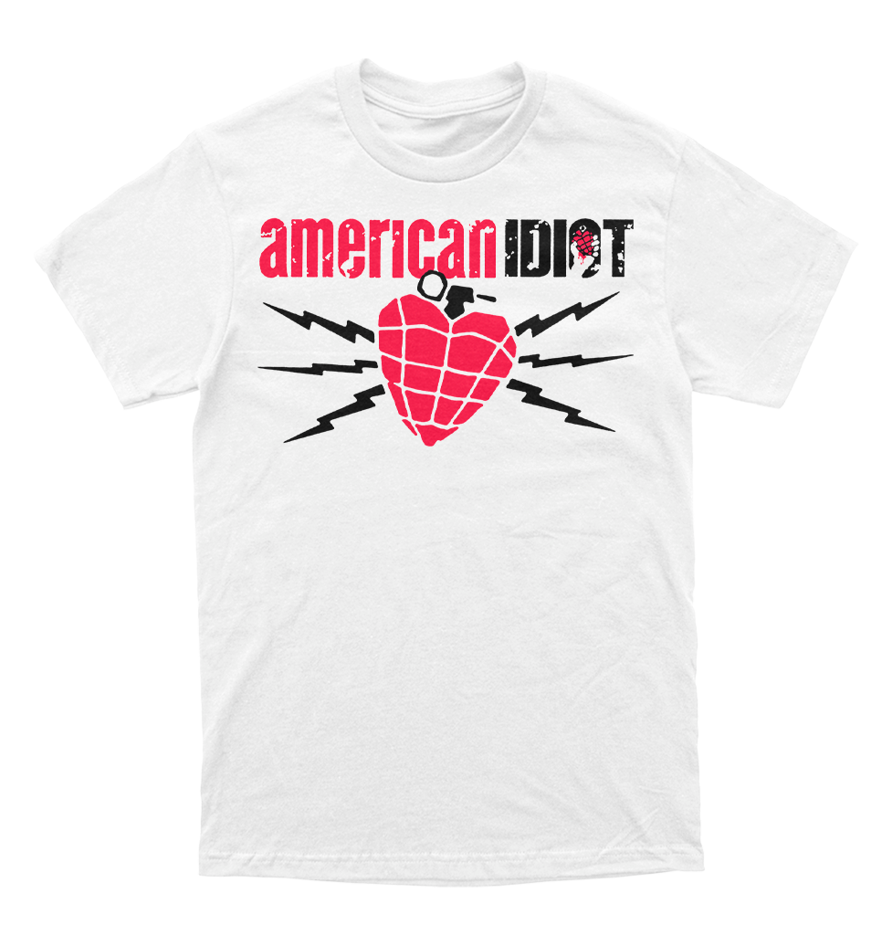 Polera Green Day - American Idiot - Back Cover bomb