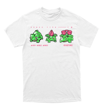 Polera Pokemon - Bulbasaur evolucion