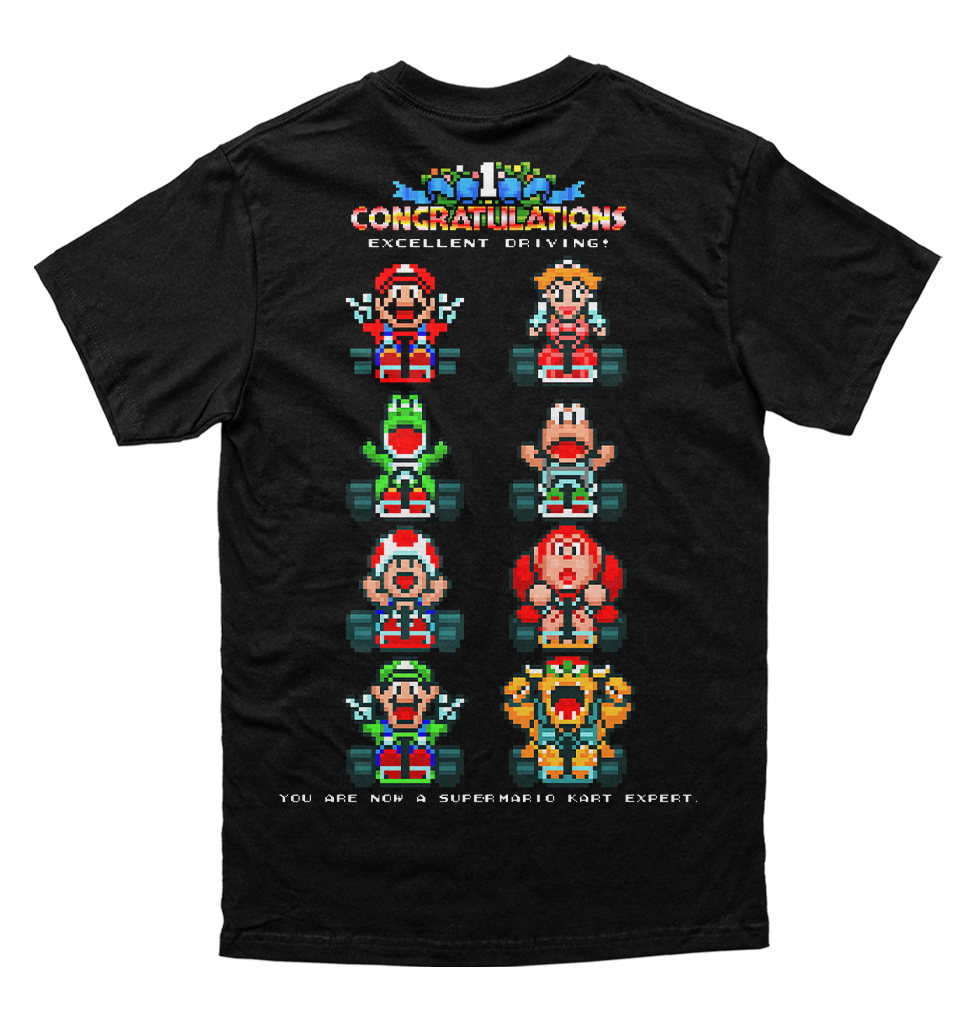 Polera Super Mario Bros - Super Mario Kart - Character Select