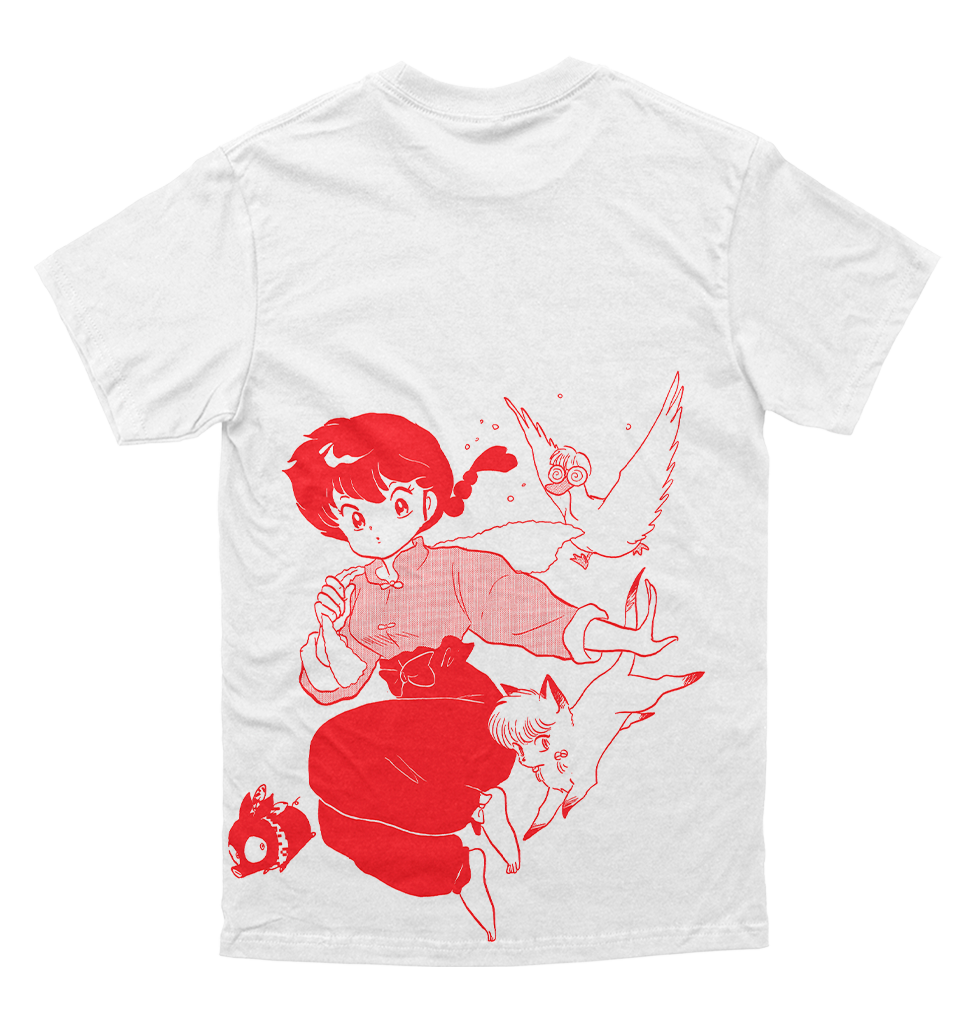 Polera Ranma 1/2 - Ranma , Ryoga , Mousse y Shampoo