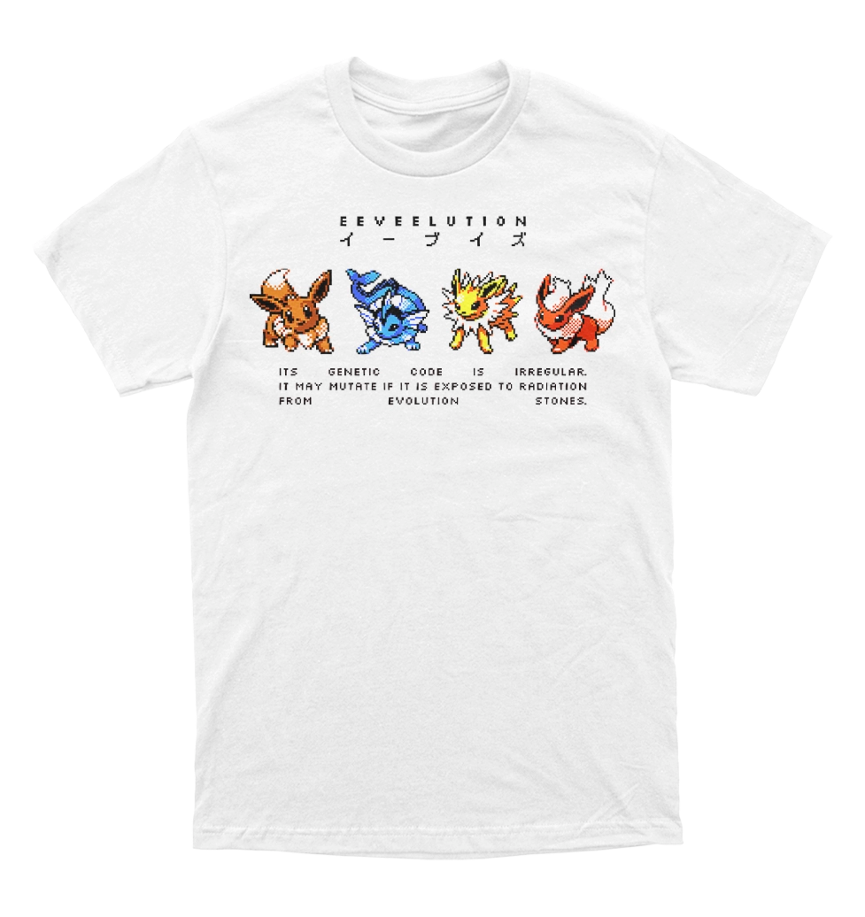 Polera Pokemon - EeveeLutions - pixel
