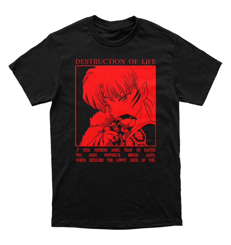 Polera Inuyasha - Sesshomaru - Destruction of Life