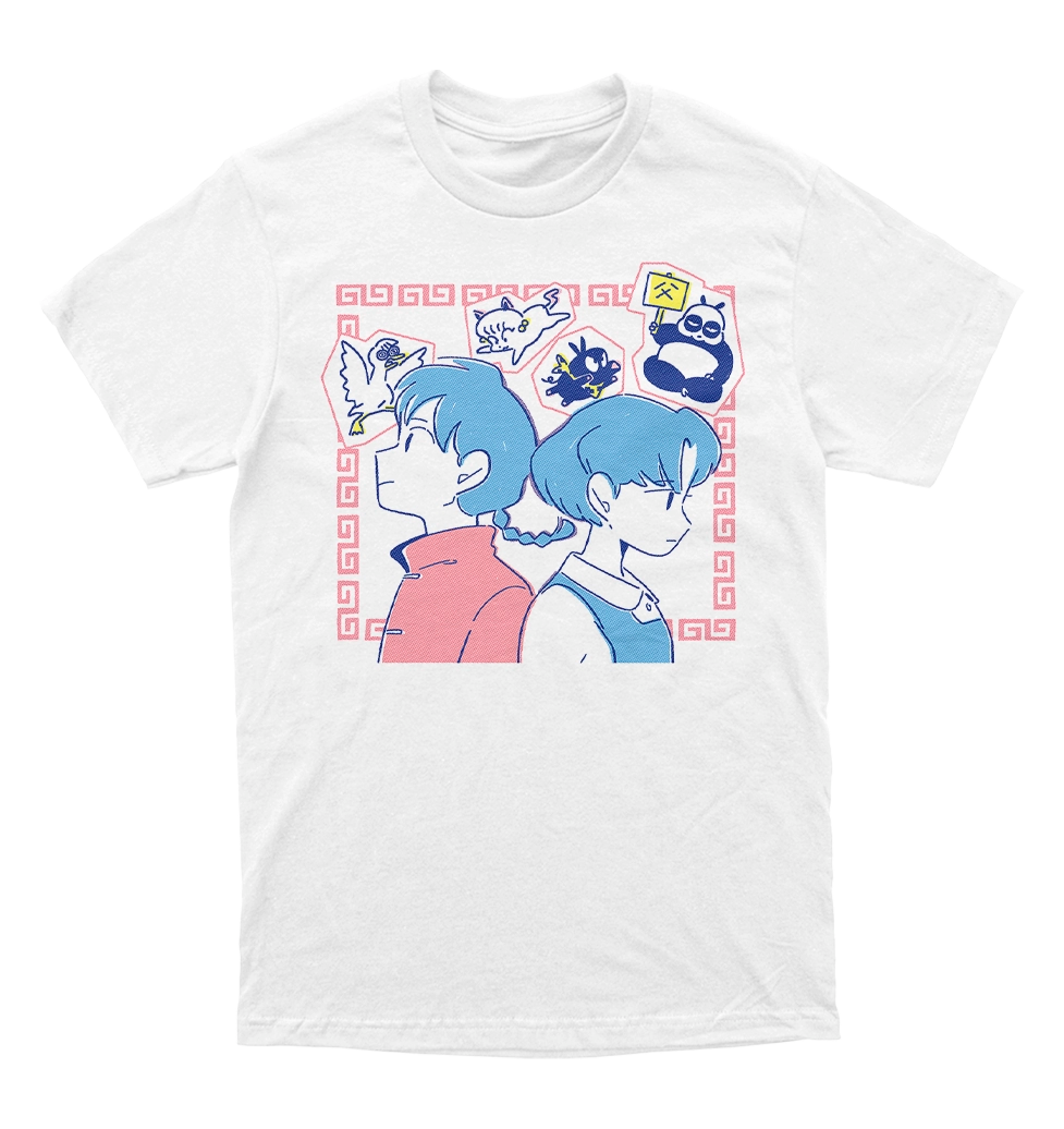 Polera Ranma 1/2 - Ranma , Akane y sus amigos