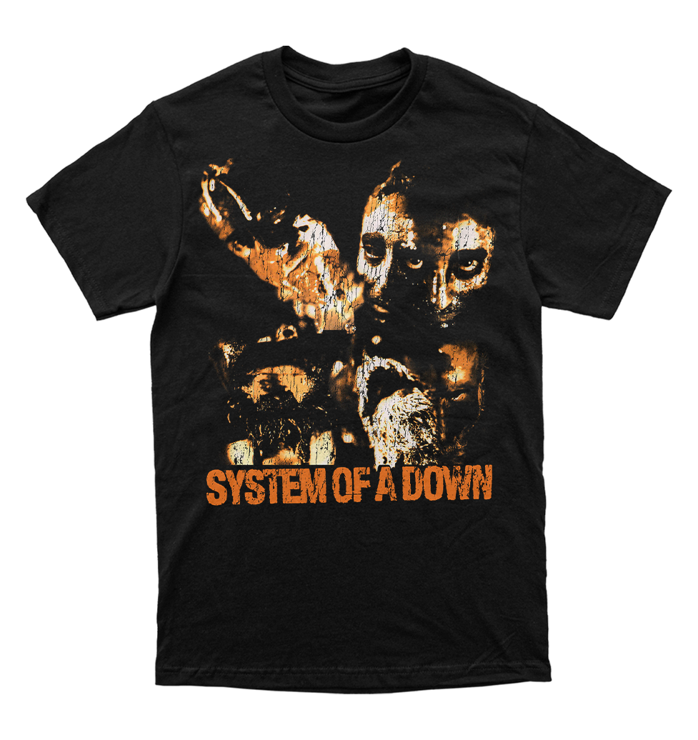 Polera System of a Down - Selftitled Booklet