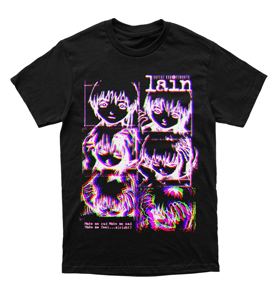 Polera Serial Experiments Lain - Make me sad