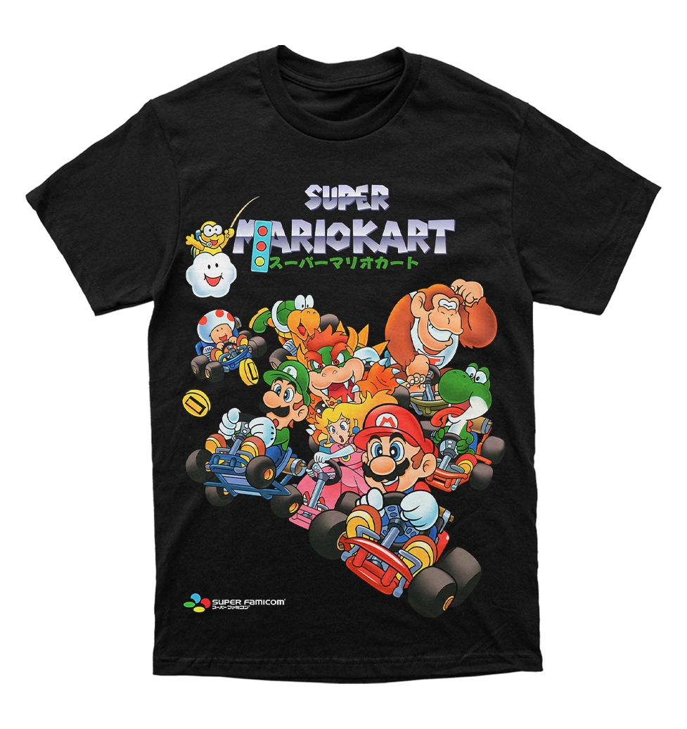 Polera Super Mario Kart - Poster