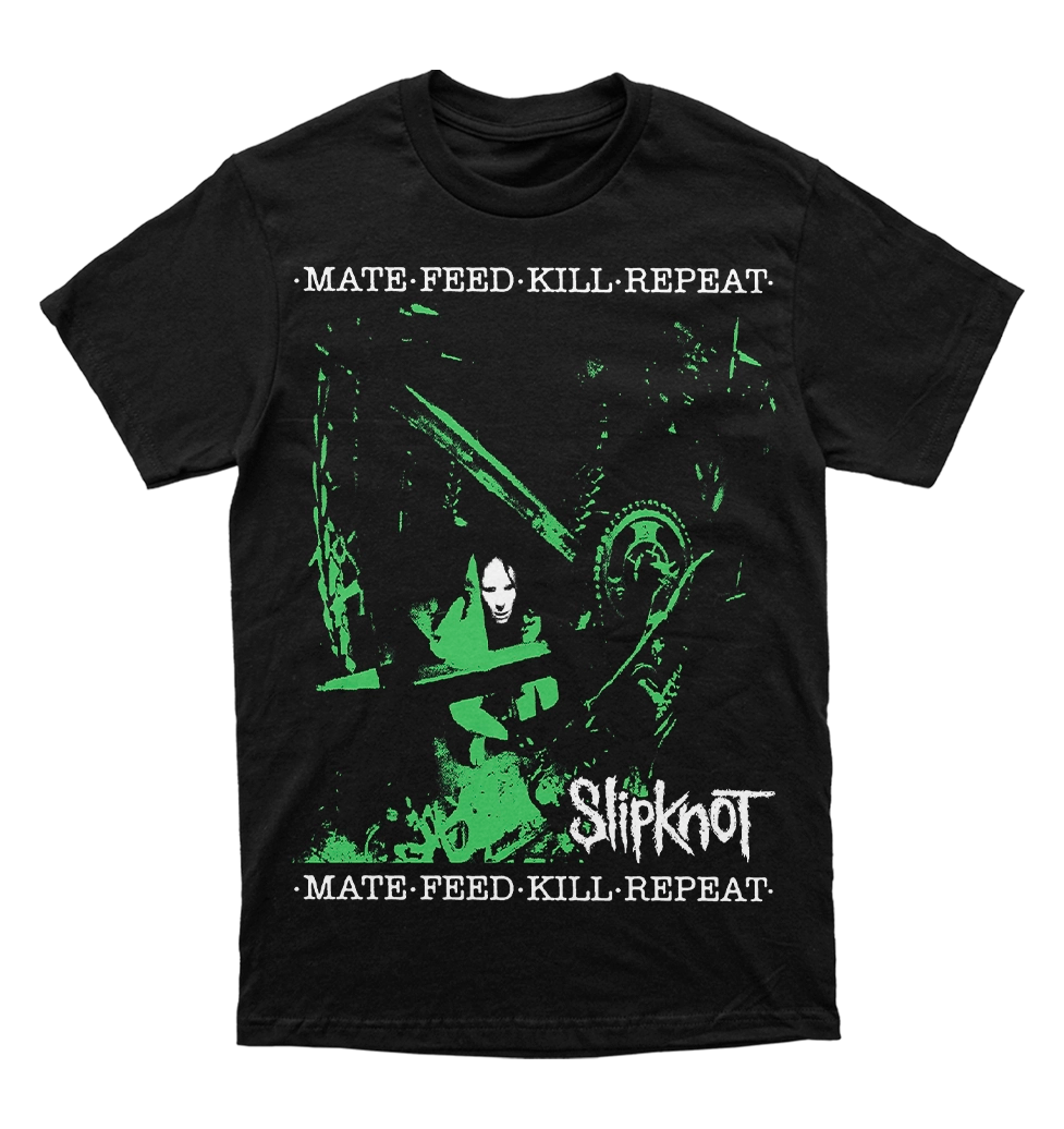 Polera Slipknot (mate.feed.kill.repeat)