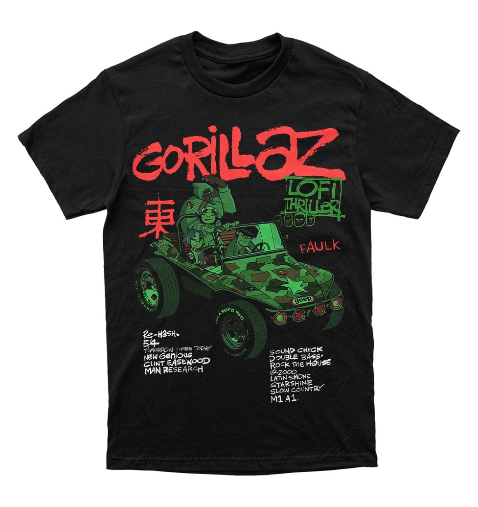 Polera Gorillaz - Self-Titled