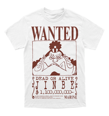 Polera One Piece Wanted (Jinbe)