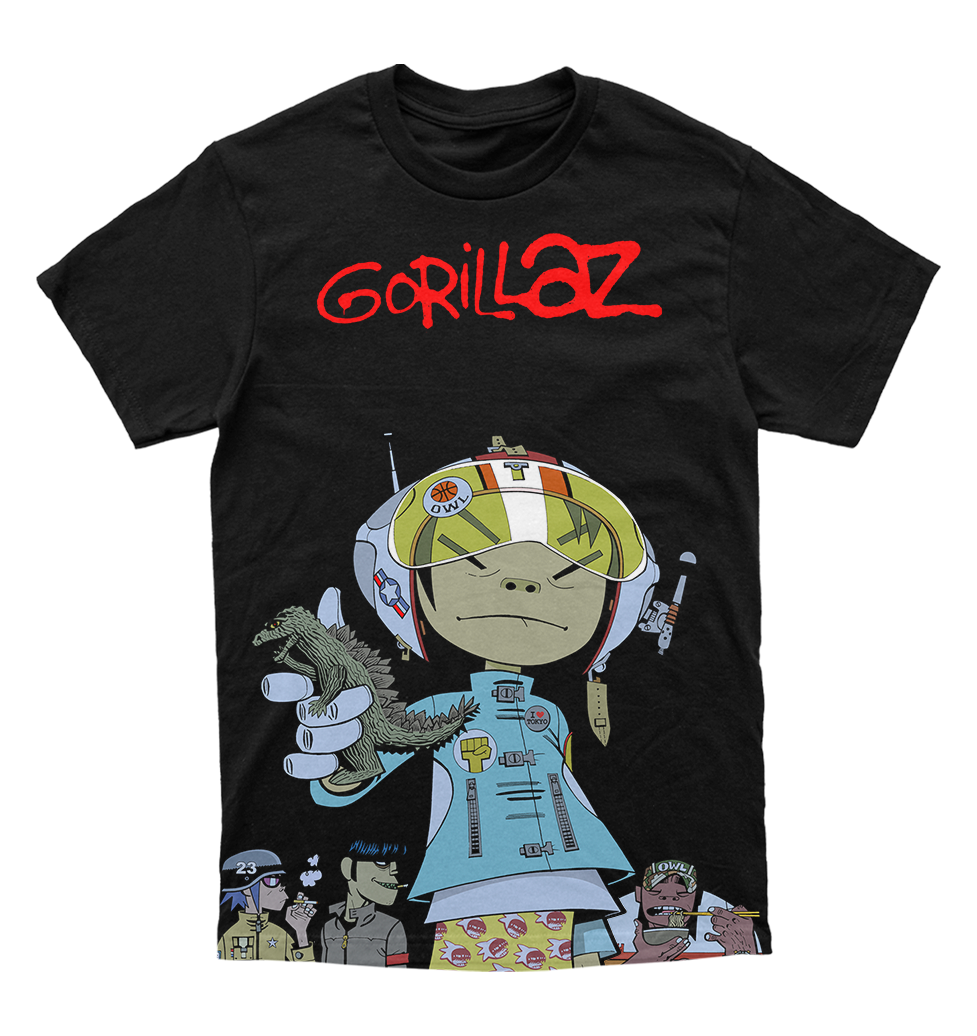 Polera Gorillaz - G-Sides (JAPAN) - Godzilla