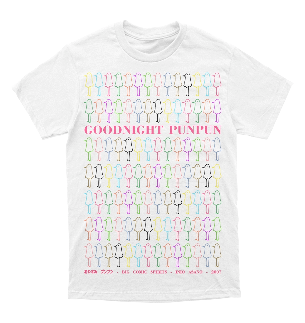 Polera GoodNight PunPun - multiples punpun