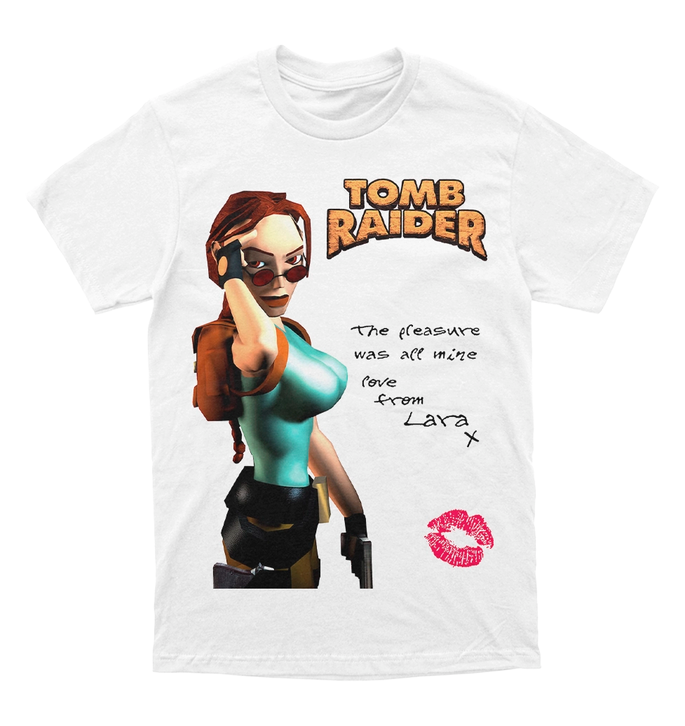 Polera Tomb Raider Lara Croft Kiss
