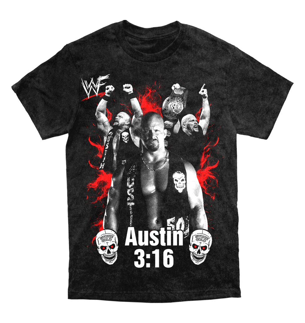 Polera WWE - Stone Cold - Austin 3:16