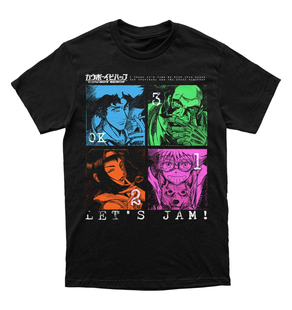 Polera Cowboy bebop - Let's jam