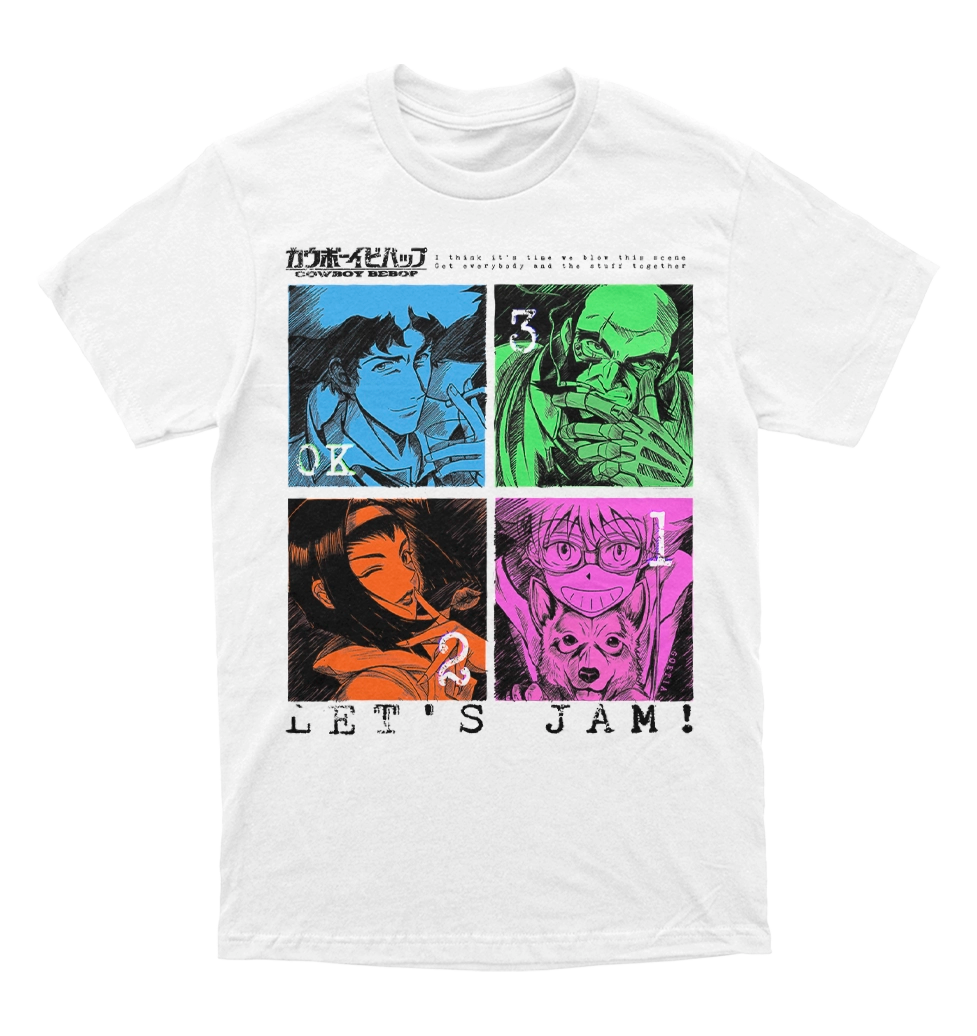 Polera Cowboy bebop - Let's jam