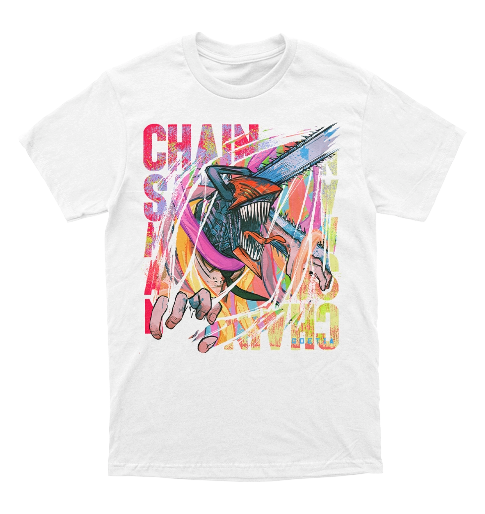 Polera Chainsaw Man - Denji - Demonio Motosierra