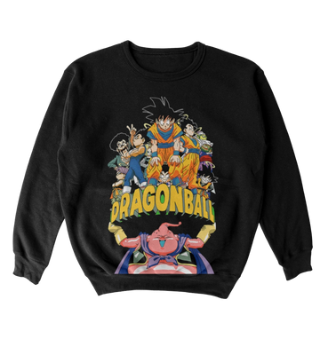 Poleron Dragon Ball - Majin Buu y Guerreros Z