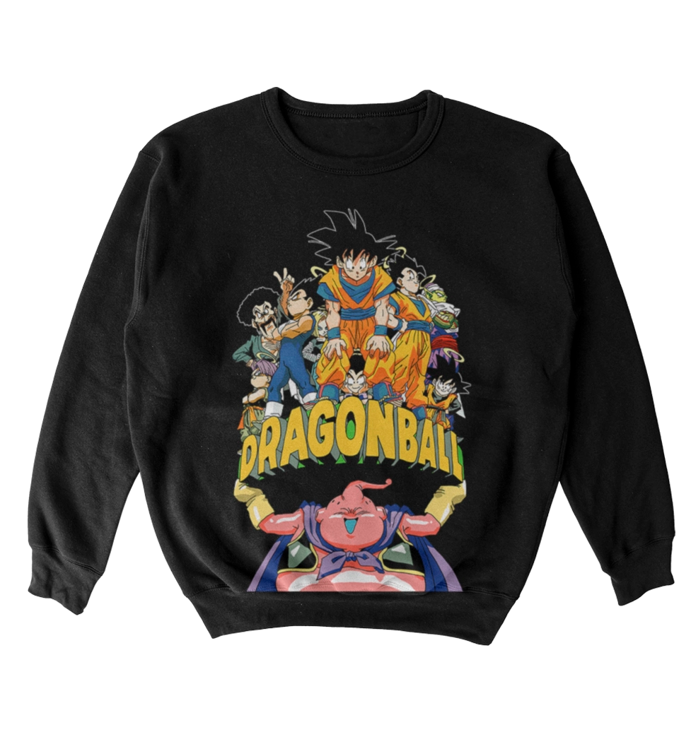 Poleron Dragon Ball - Majin Buu y Guerreros Z