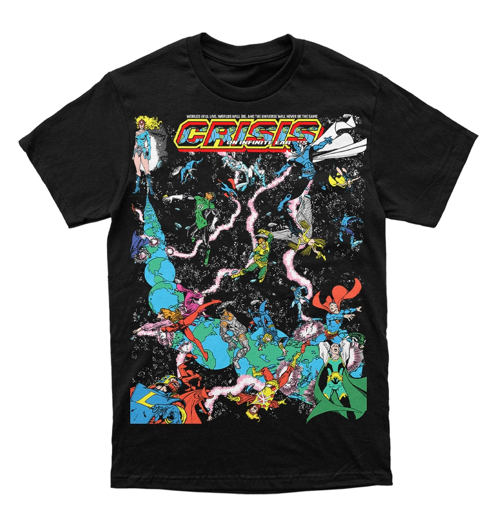 Polera DC Comics - Crisis on Infinite Earths
