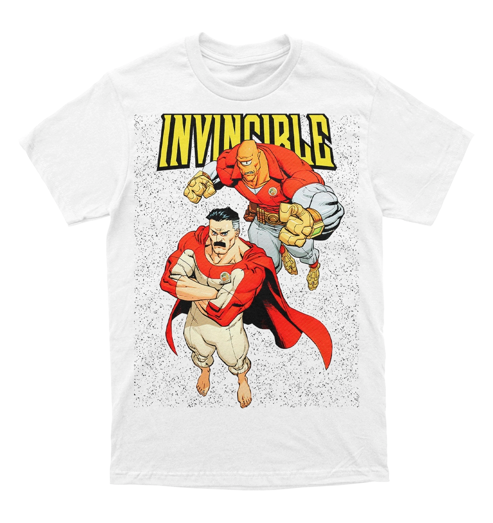 Polera Invincible - Omni man & Allen the Alien