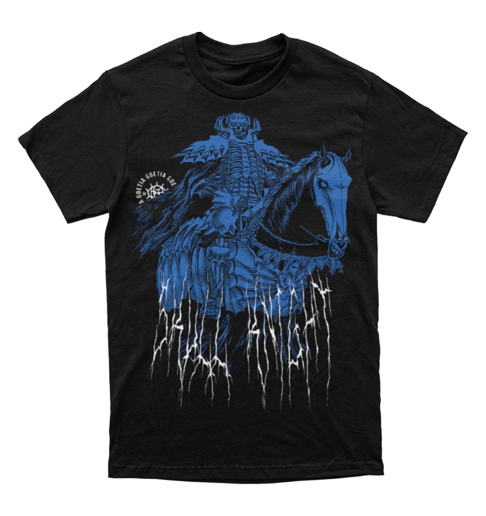Polera Berserk - Skull Knight en su caballo