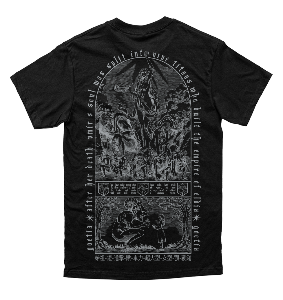 Polera Shingeki no Kyojin - 9 Titanes - Ymir