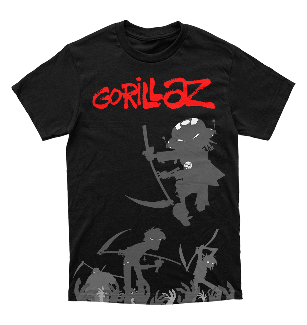 Polera Gorillaz - Clint Eastwood - Celebrity Take Down