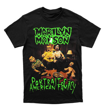 Polera Marilyn Manson - Portrait of an american family