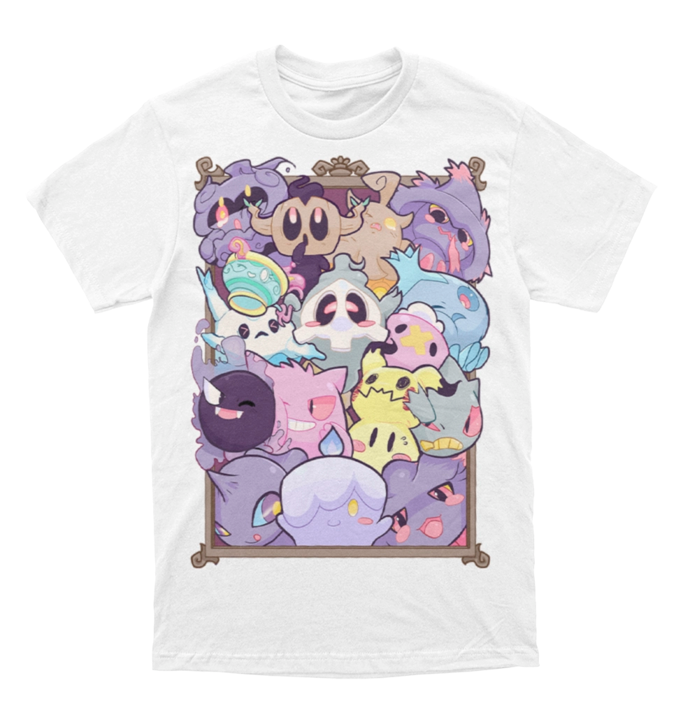 Polera Pokemon - Ghost Type - Tipo Fantasma